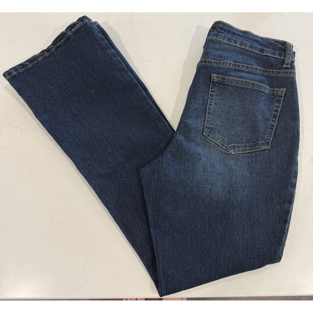 89th & Madison Jeans Womens Size 8 Blue Denim Cotton Stretch Mid Rise Bootcut‎